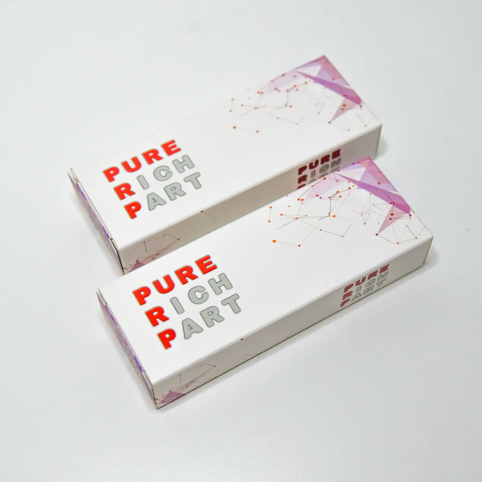 Two PRP Pure tubes in packaging